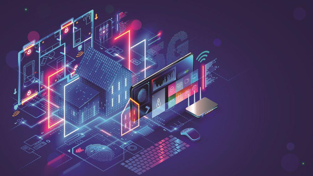 Decarbonisation Network Symposium: Innovations in Retrofit Smart home system develop. Internet of things. Engineering design digital infrastructure of house, configuration scripting of work smart devices. Phone app control IOT through 5g internet connection.